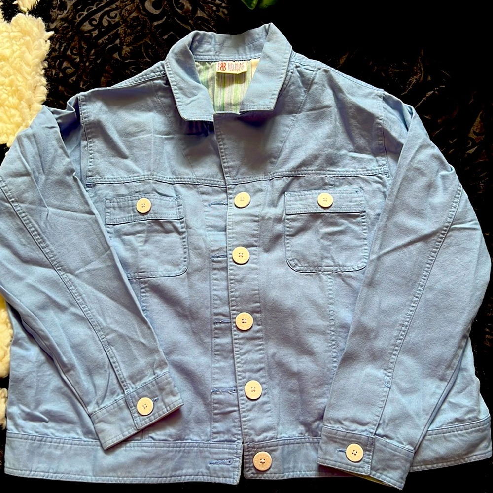 Vintage Bill Blass Light Blue Denim Jacket